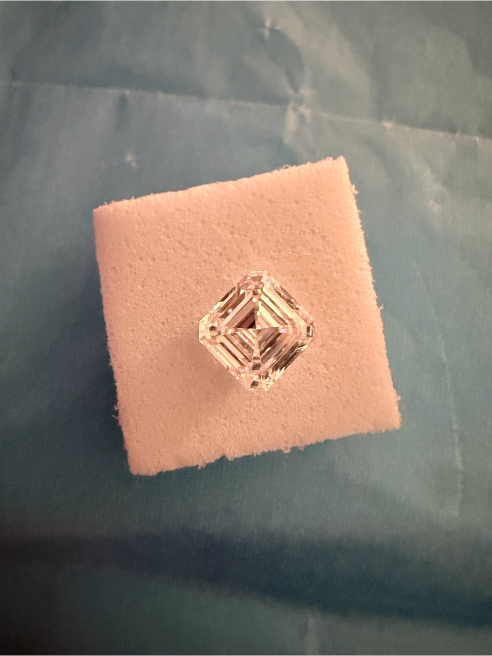 .98ct Asscher Cut Lab Grown Diamond